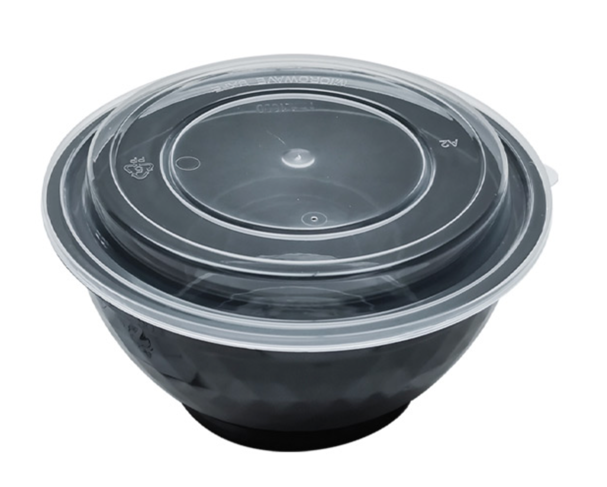 36 OZ BOWL + LID BLACK
