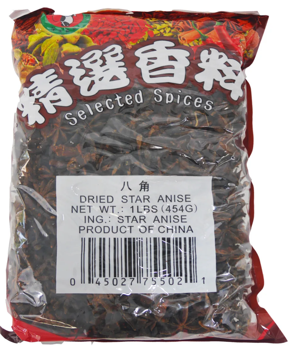 DRIED STAR ANISE 16 OZ