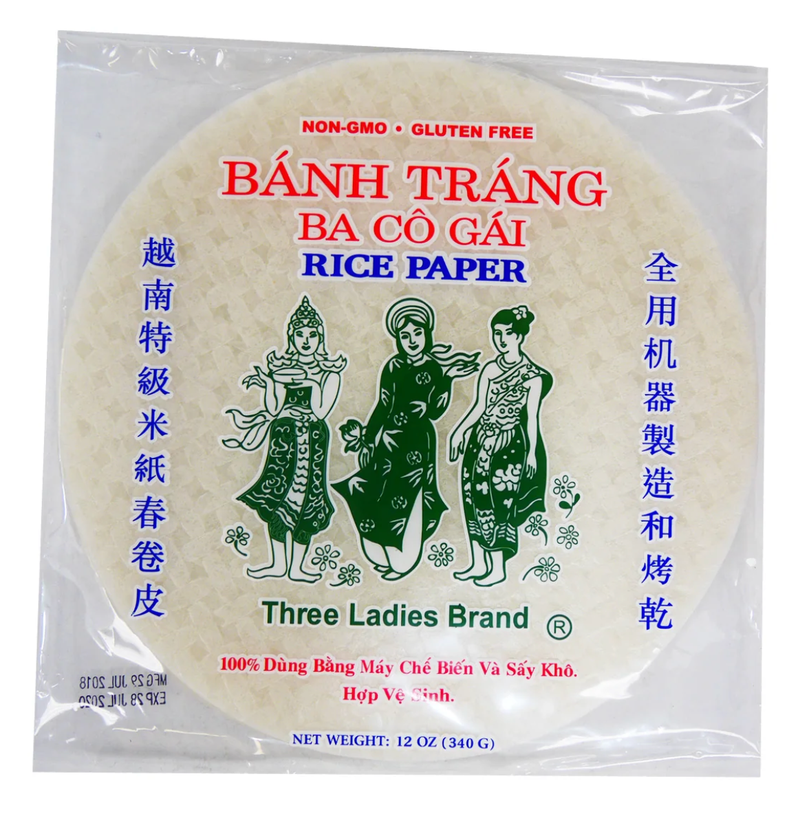 RICE PAPER 22CM 3 LADIES