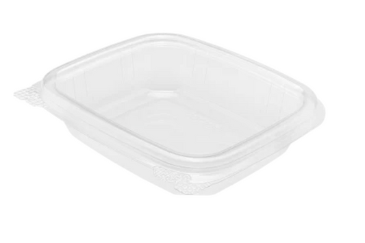 8 OZ  PET HINGED DELI CONTAINER