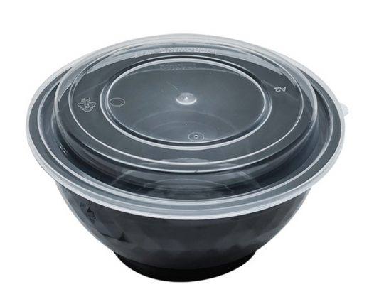 36 OZ BOWL + LID BLACK